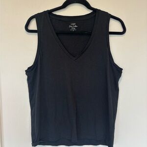 J. Crew Black Fitted Sleeveless Tank Top